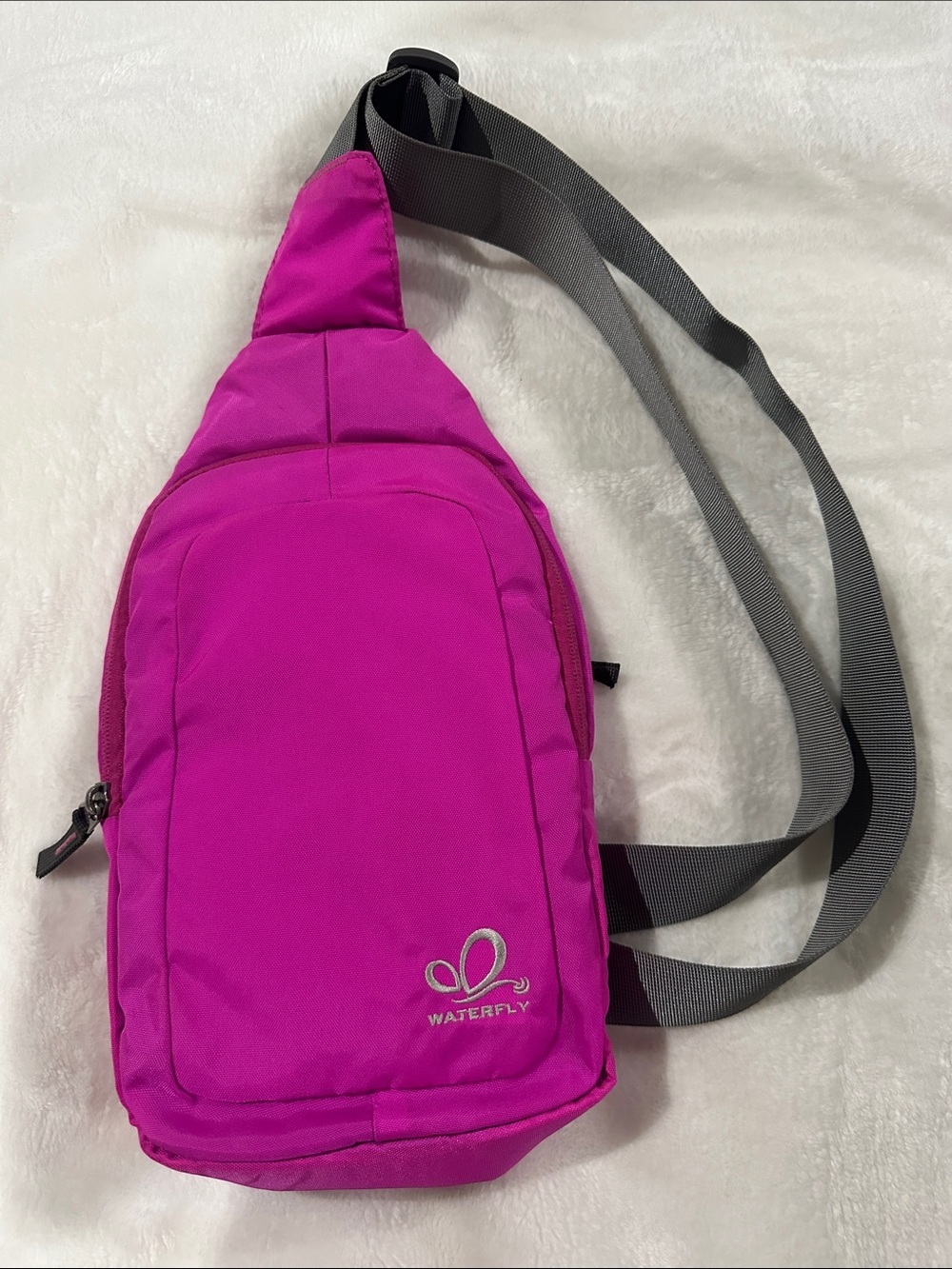 WATERFLY Crossbody Sling Bag 13” x 7” Hiking Biking Running Adventure Travel
